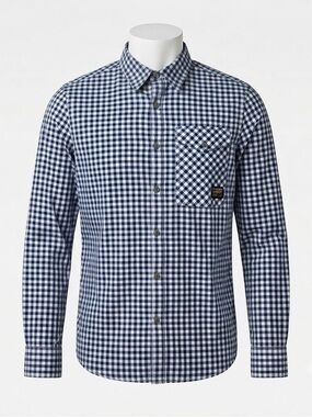 G-Star Raw Blue White Gingham Button Down Shirt Men’s XXL